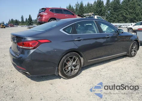 2018 Genesis G80 Base из США, поврежденный, VIN KMHGN4JE2JU233031